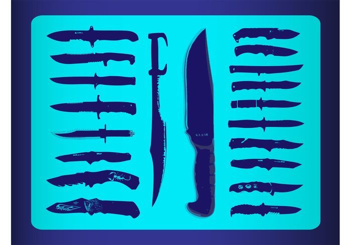 Free Knives Vectors