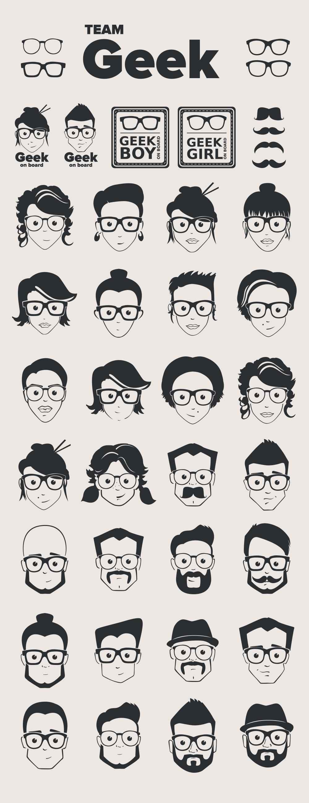 Free Vector Geek Pack – GraphicsFuel