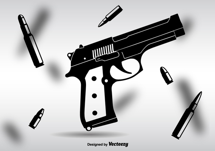 Glock Black Vector Silhouette