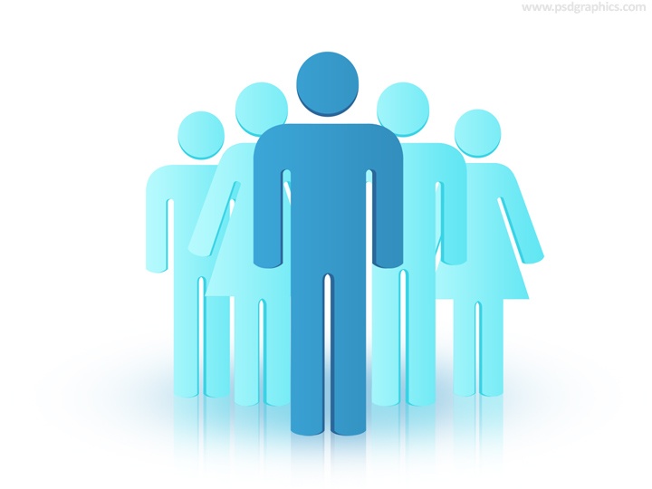 Group of people business illustration