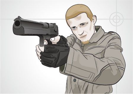 Gunmen vector material