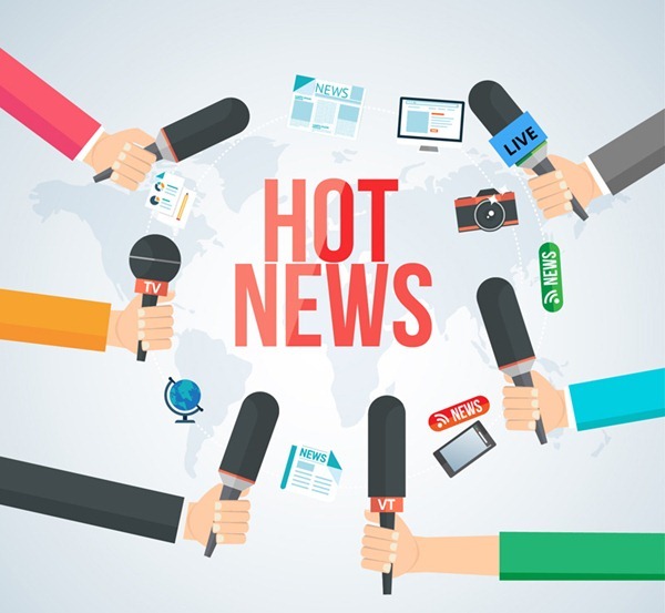 Hot News illustrator vector graphics