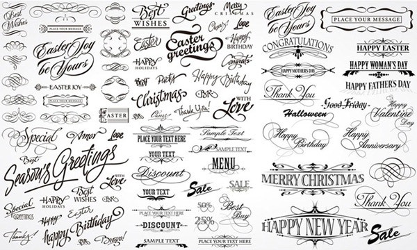 Lace pattern WordArt
