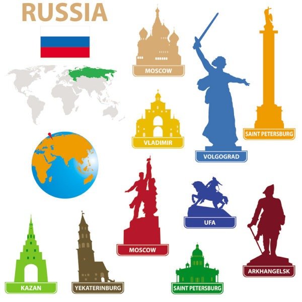 National landmark silhouette