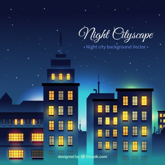 Night building cityscape