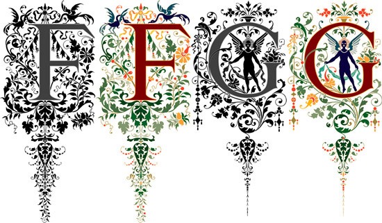 Pattern alphabet