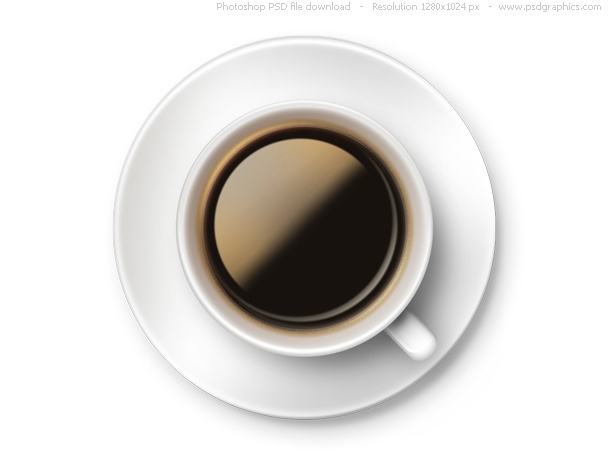 PSD coffee cup icon