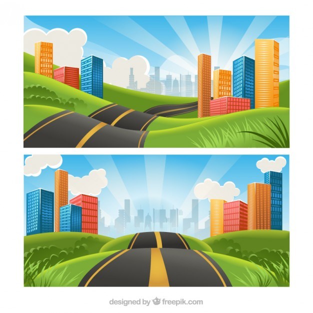 Roads to the city