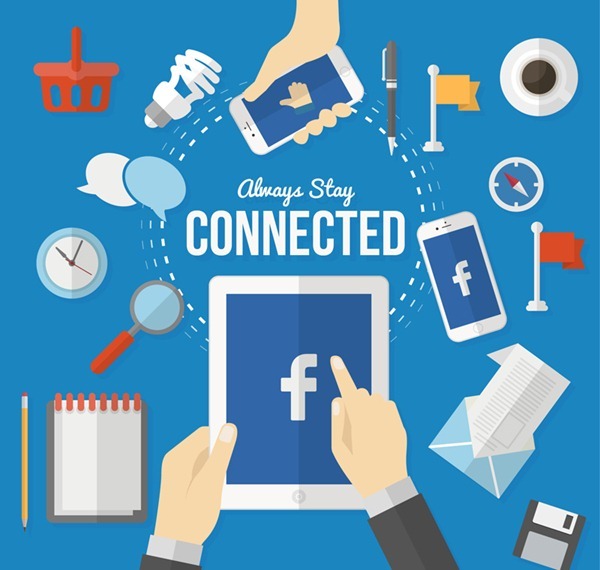 Social networking illustration