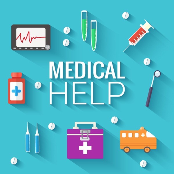 Sophisticated medical services icons