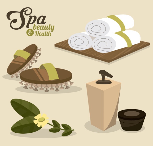 Spa beauty health vector background 01