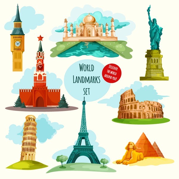 8 spots of color in the world