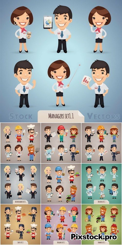 Toons people set #3 – 10 Eps