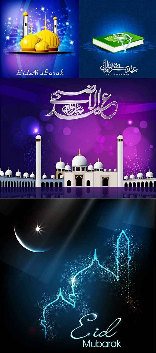 Vector material exquisite Islamic architecture landscape architecture