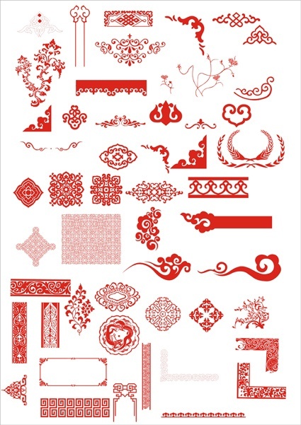 Chinese classical fine pattern