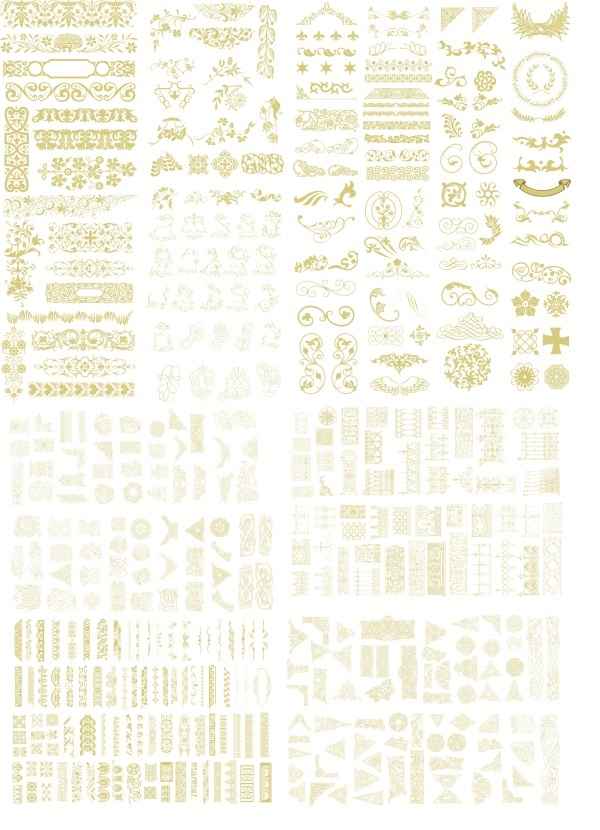 classical pattern vector material