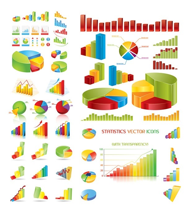 Stats theme vector material