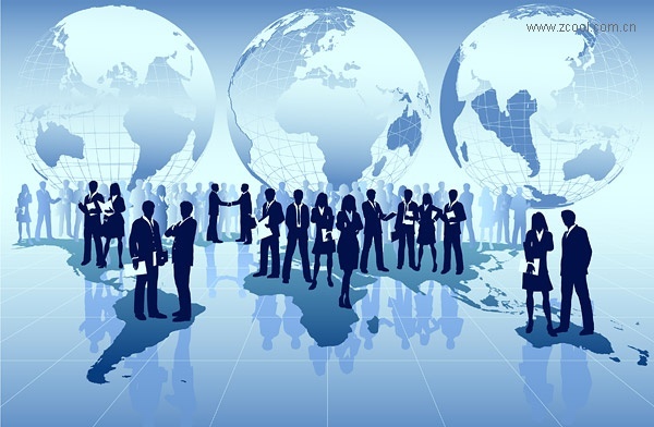 the business world vector