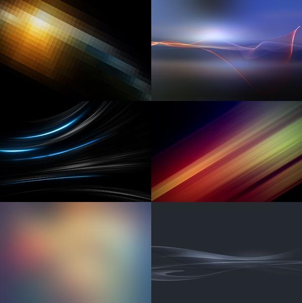 16 models and futuristic abstract background HD