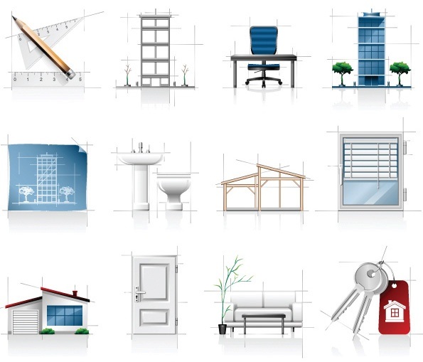 Interior Design Sketch icon