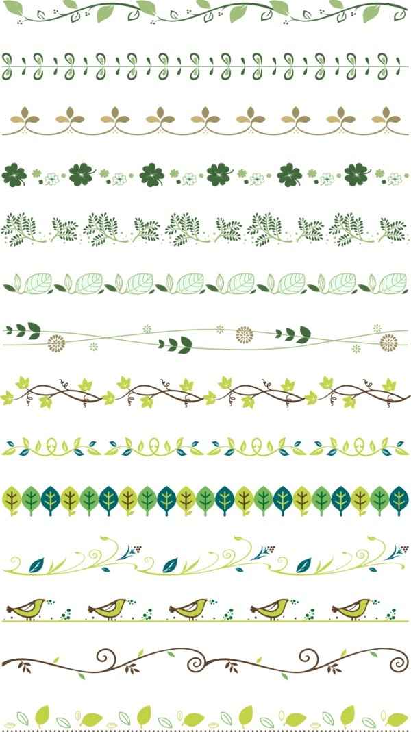A Practical plant lace border