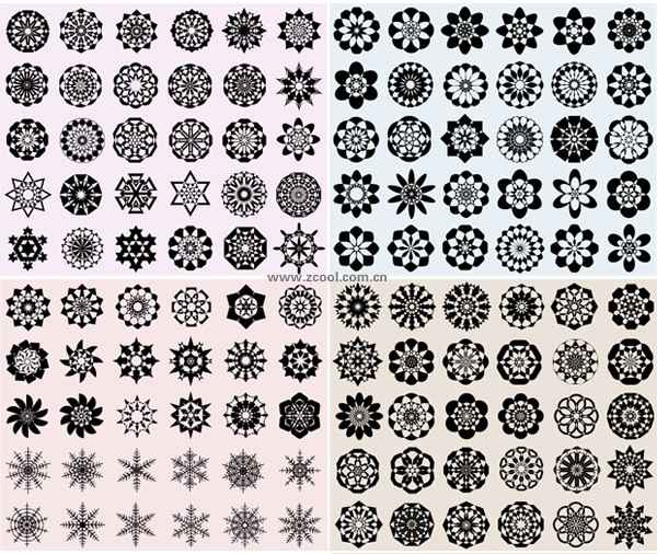 120 classic geometric pattern pattern