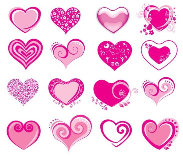 pink heart-shaped icon
