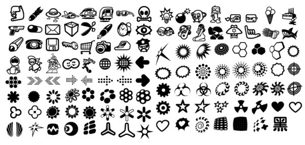 paragraph 120 elements of the trend icon element vector material