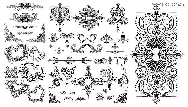 Variety of practical European-style lace pattern