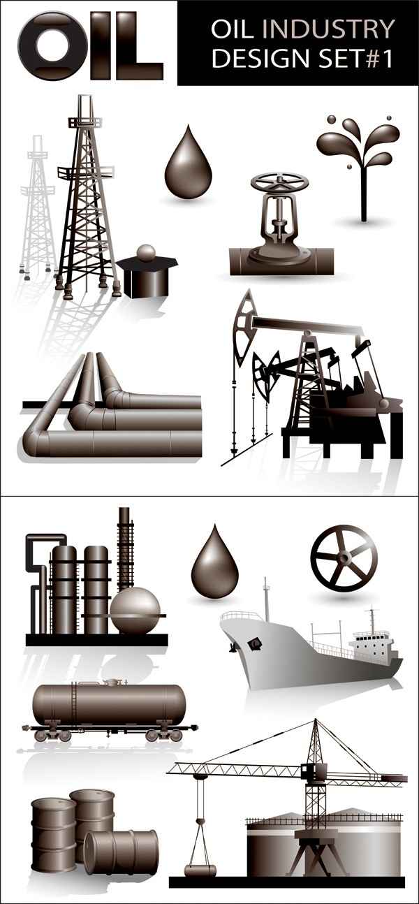 oil related vector material