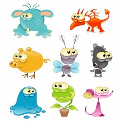 Abstract animals collection Vector | Free Download