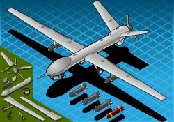 Aircraft missile vector diagram