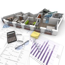 Architectural renderings picture material