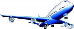 Aviation aircraft vector