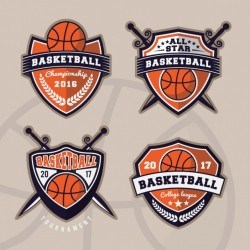 Basketball logos collection Vector | Free Download