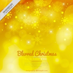 Blurred background with snowflakes and bokeh effect Vector | Free Download