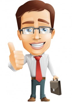 Businessman Vector Character – Vector Characters