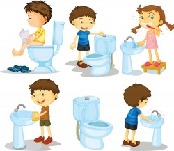 Cartoon children live vector diagram