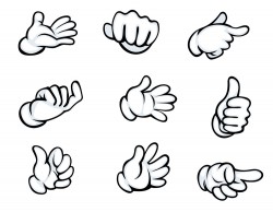 Comics Cartoon gesture vector