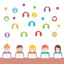 Cute infographic about teamwork Vector | Free Download