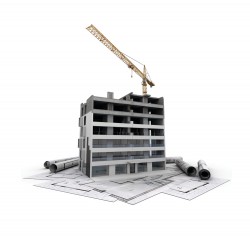 3D buildings background picture material