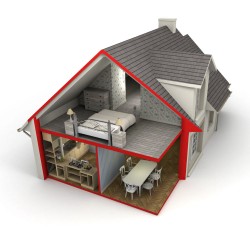 3d house model internal structure picture material