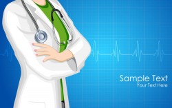 Doctors illustration creative vector