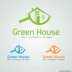 Ecological house logo Vector | Free Download