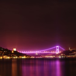 Eurasian Bridge Night picture material