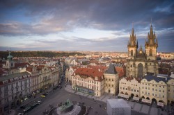 European city landscape picture material