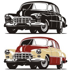Foreign automotive design vector