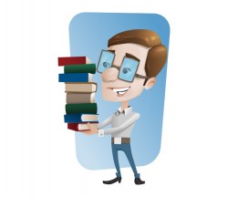 Free Vector Smart Guy – Vector Characters