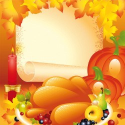 Fruits and vegetables background vector