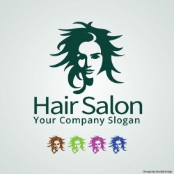 Hair salon logo Vector | Free Download